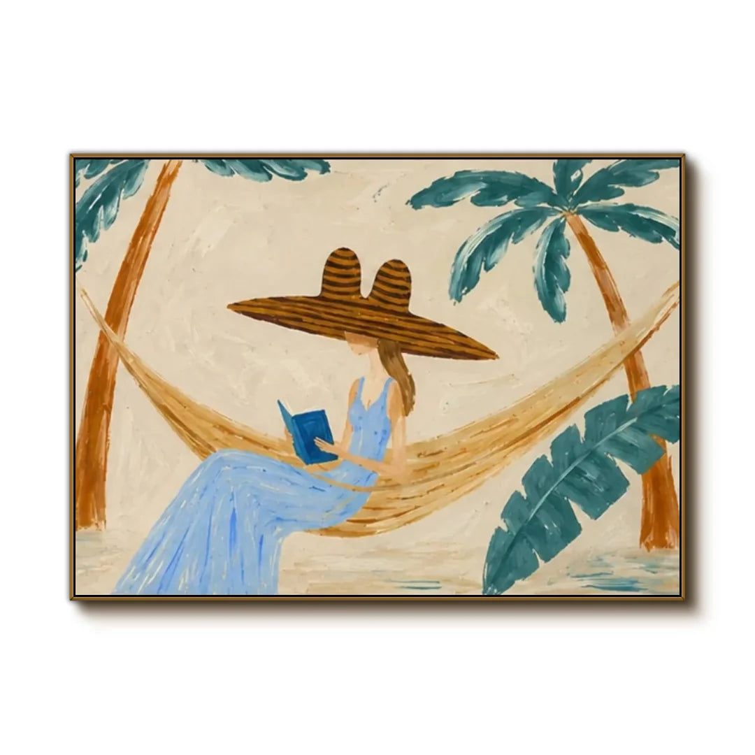 Textured Hammock Reader Wall Art