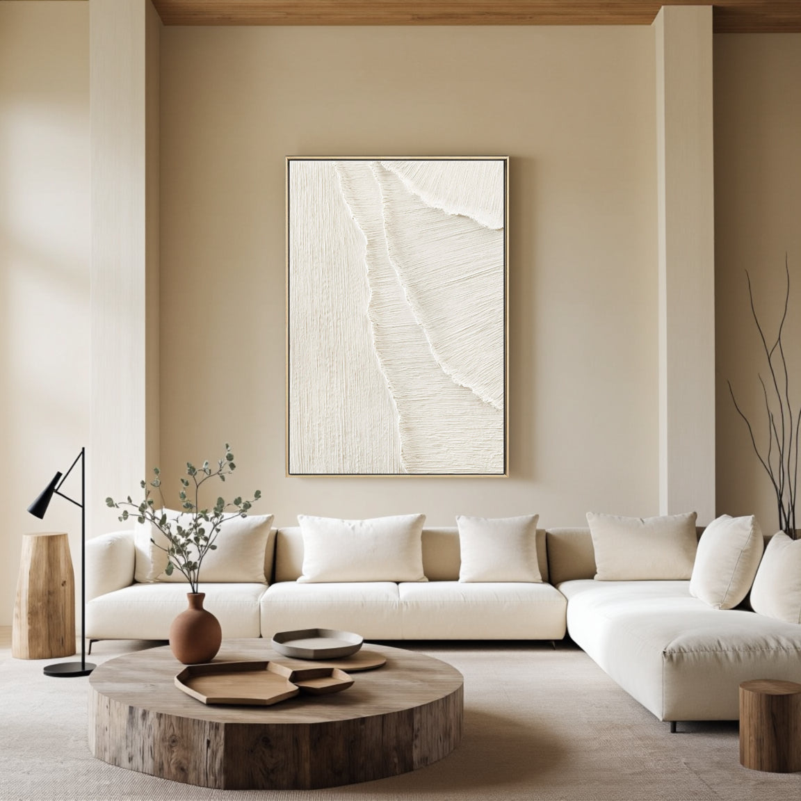 Plaster Art Minimalist Textured Painting #MM009