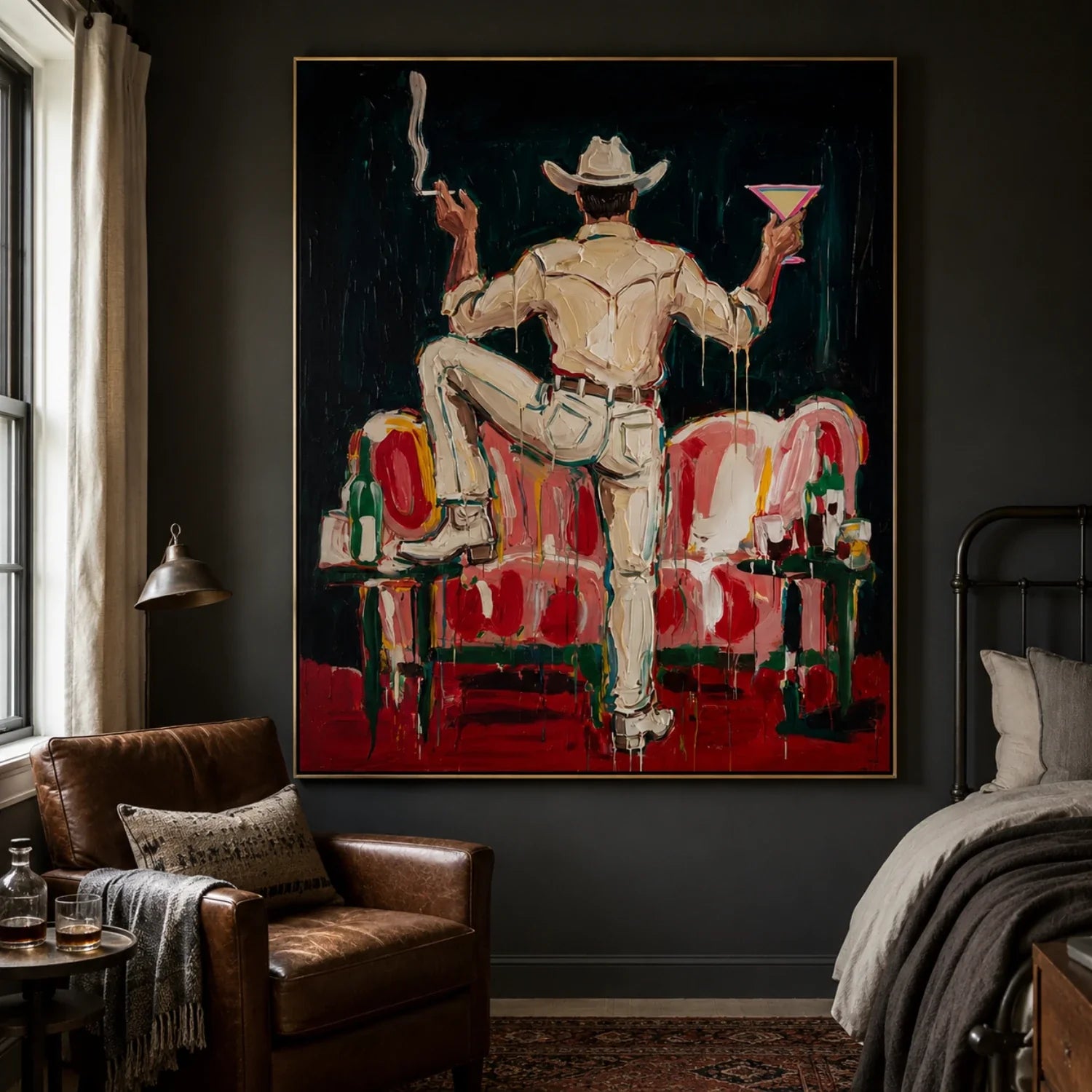 Textured Cowboy Toast Wall Art