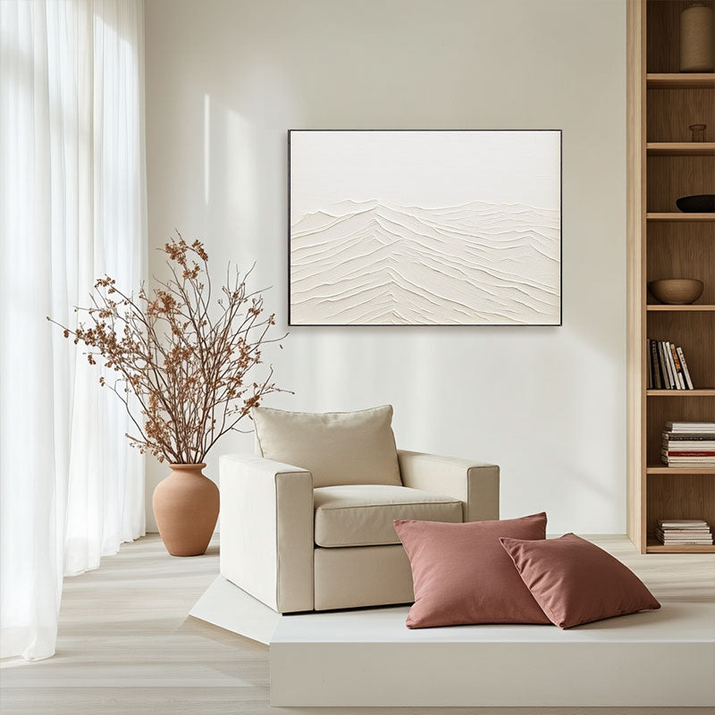 Plaster Art Minimalist Textured Painting #MM089
