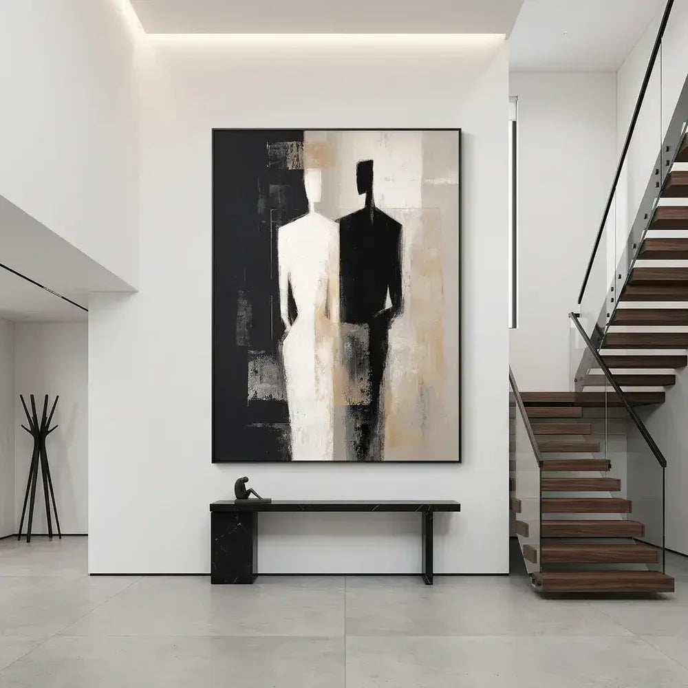 Textured Silhouette Duo Wall Art