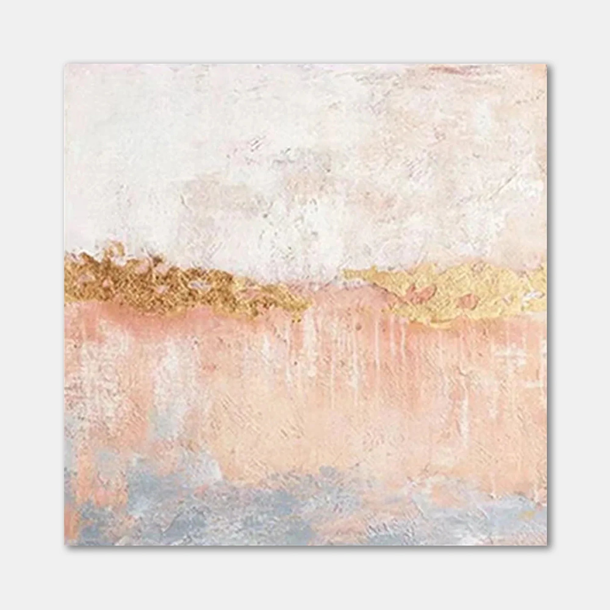 Plaster Textured Color Field Wall Art