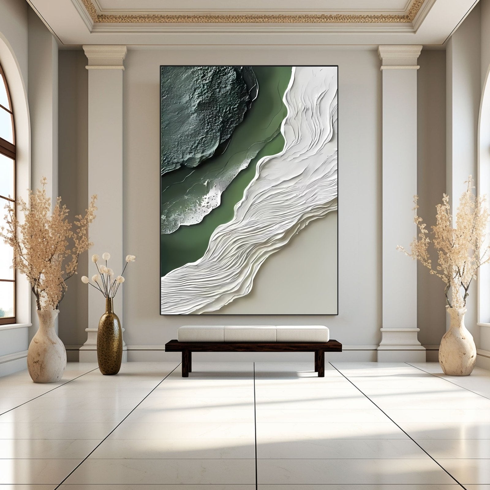 Abstract Painting "Wasser Kraft”