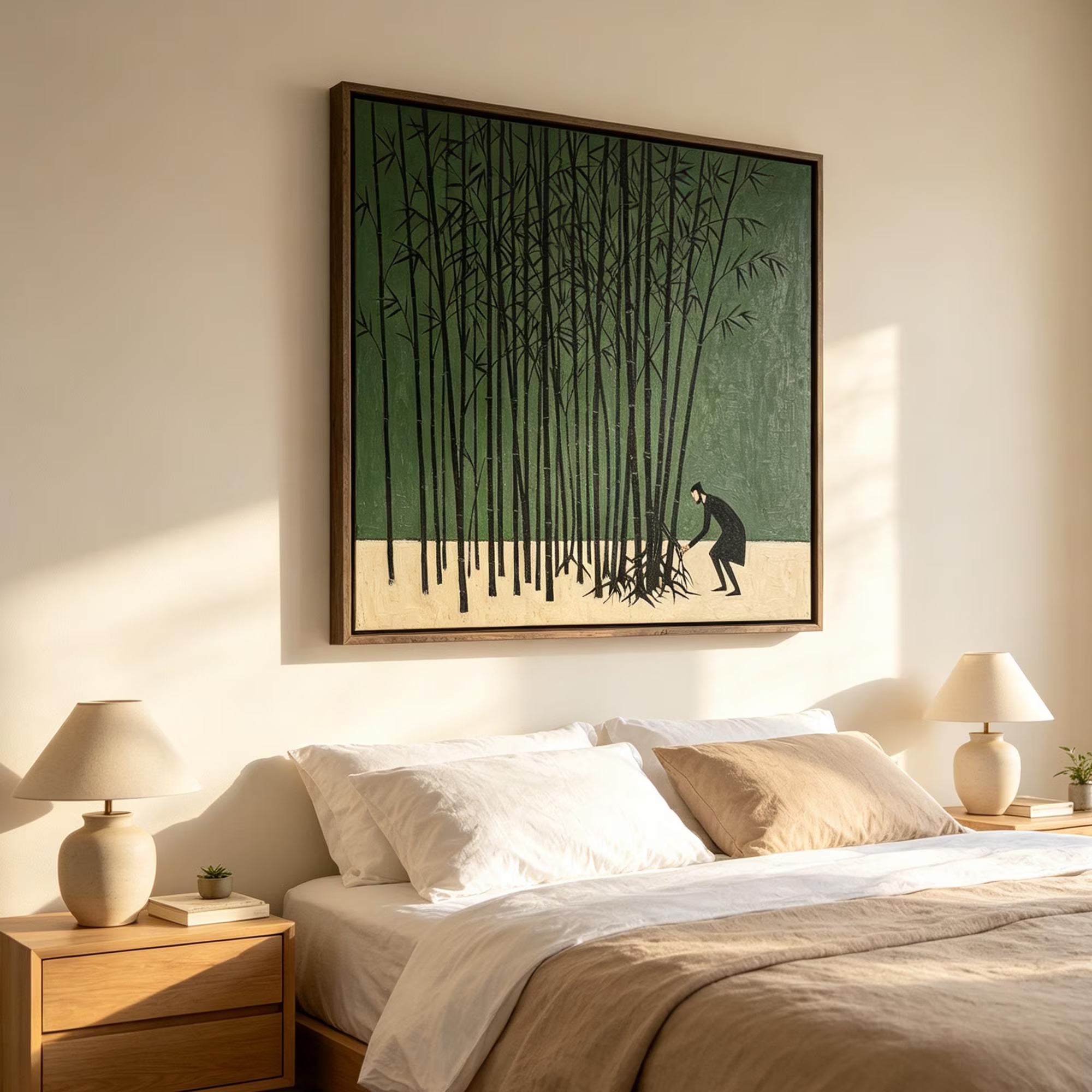 Moody Bamboo Forest Wall Art