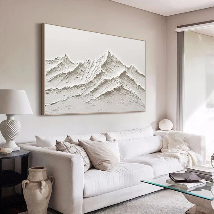Plaster Art Minimalist Textured Painting
