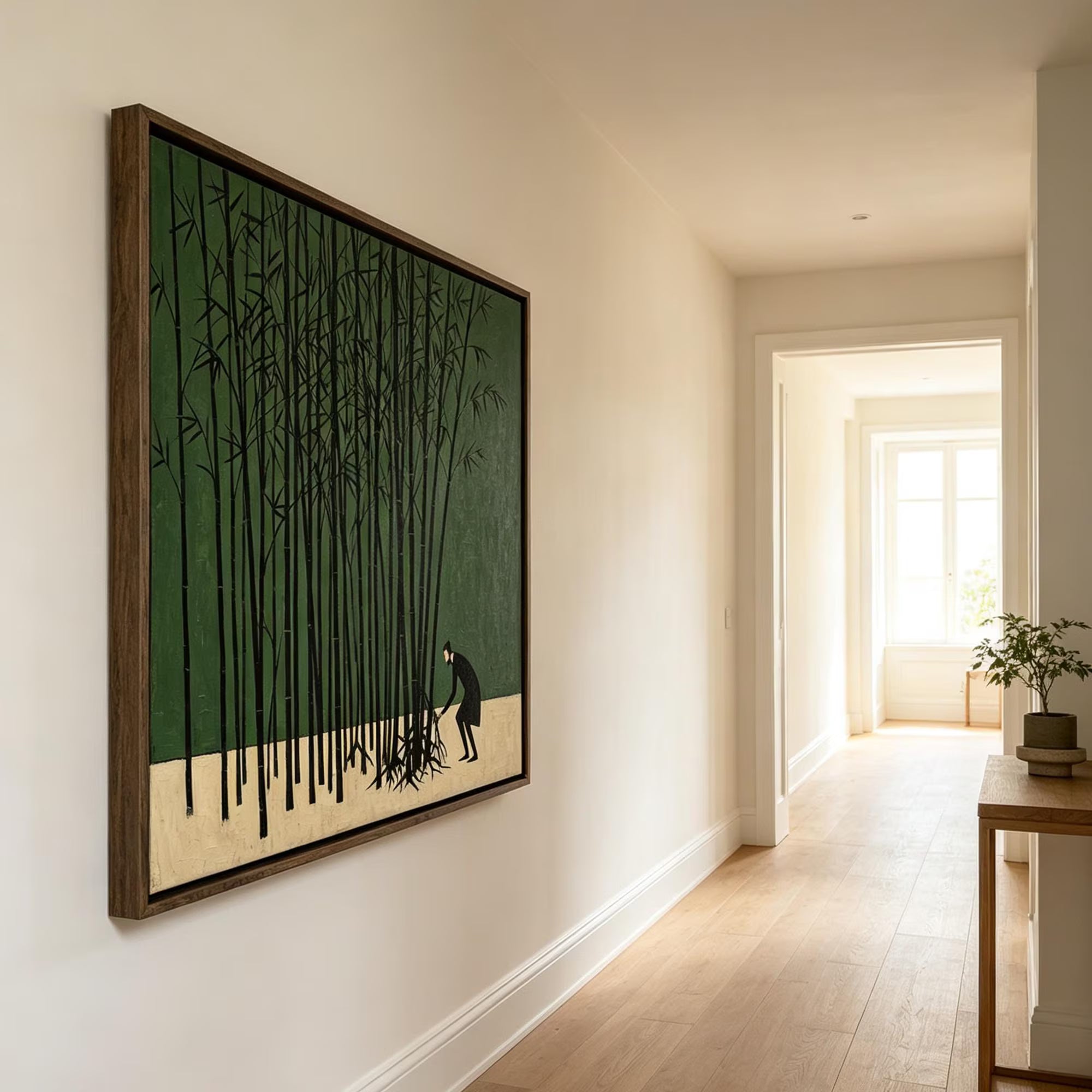Moody Bamboo Forest Wall Art