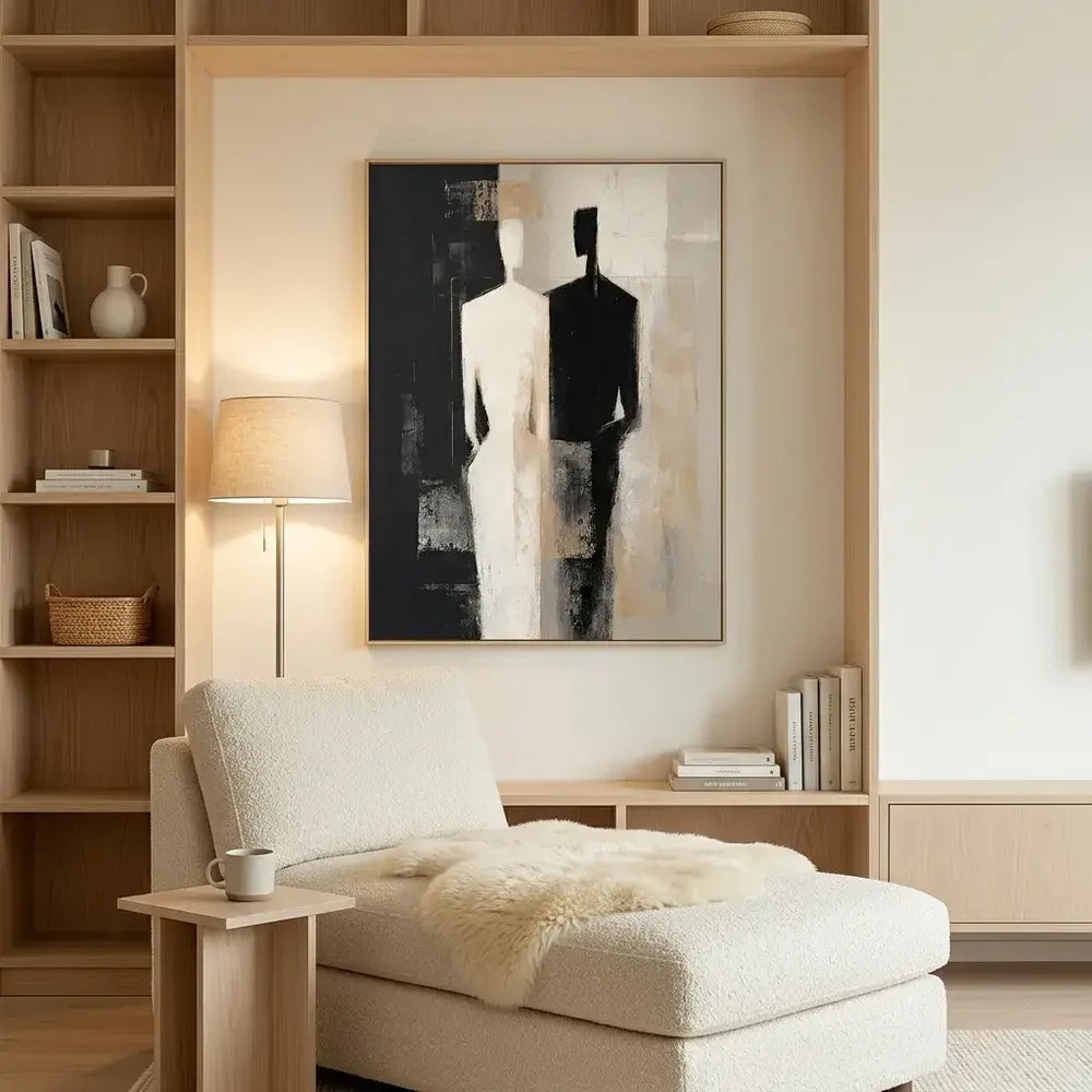 Textured Silhouette Duo Wall Art