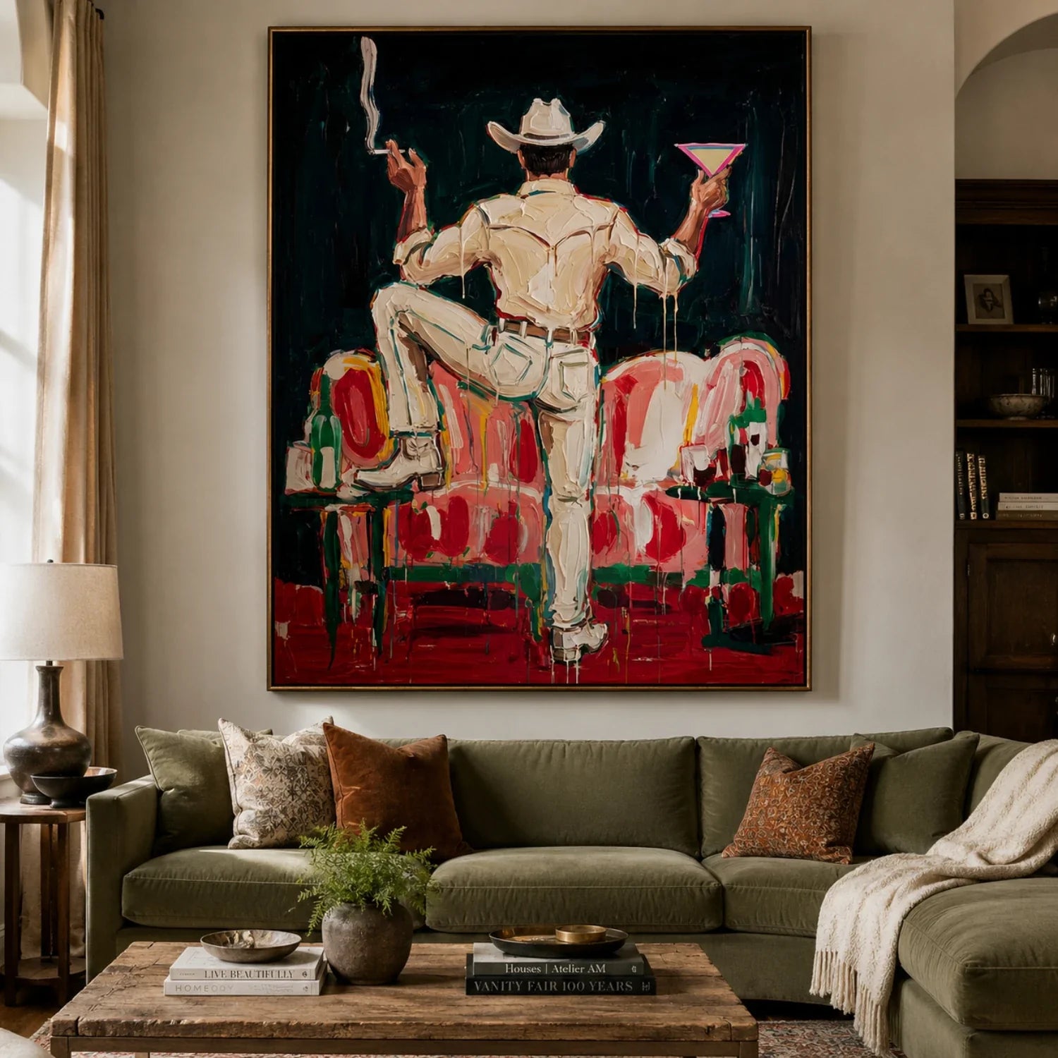 Textured Cowboy Toast Wall Art