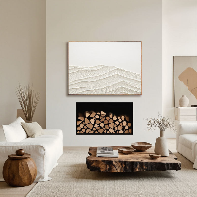 Plaster Art Minimalist Textured Painting #MM087