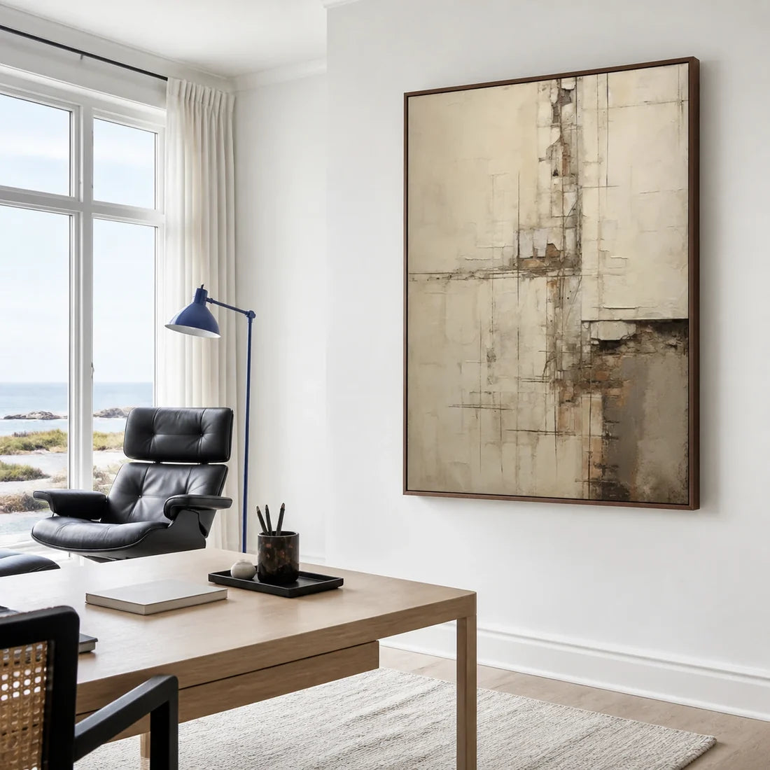 Textured Plaster Abstract Wall Art