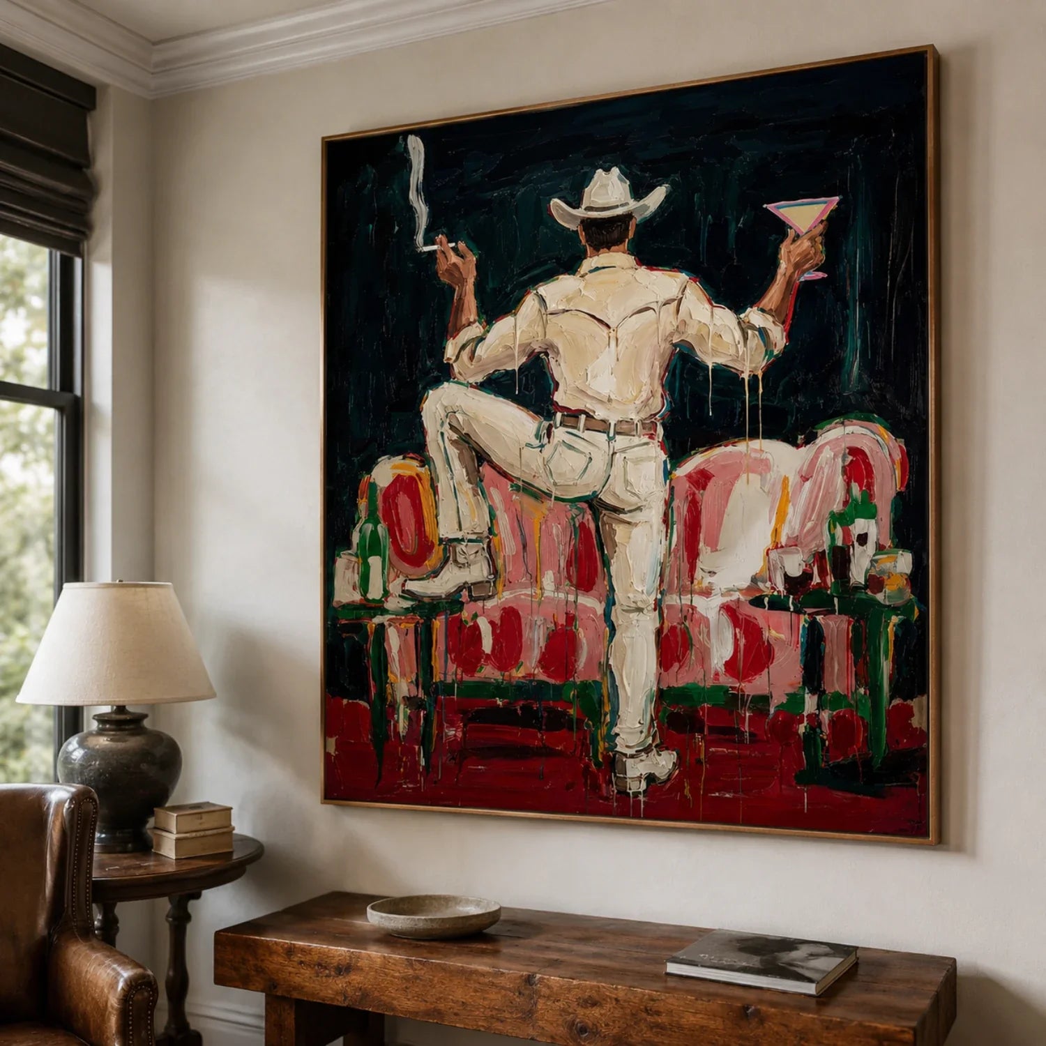 Textured Cowboy Toast Wall Art