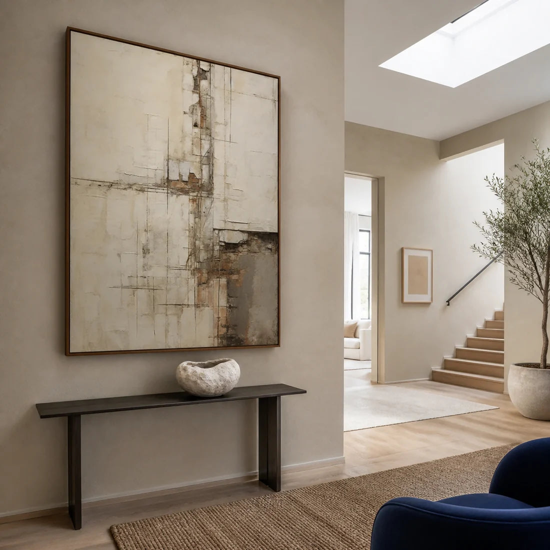 Textured Plaster Abstract Wall Art