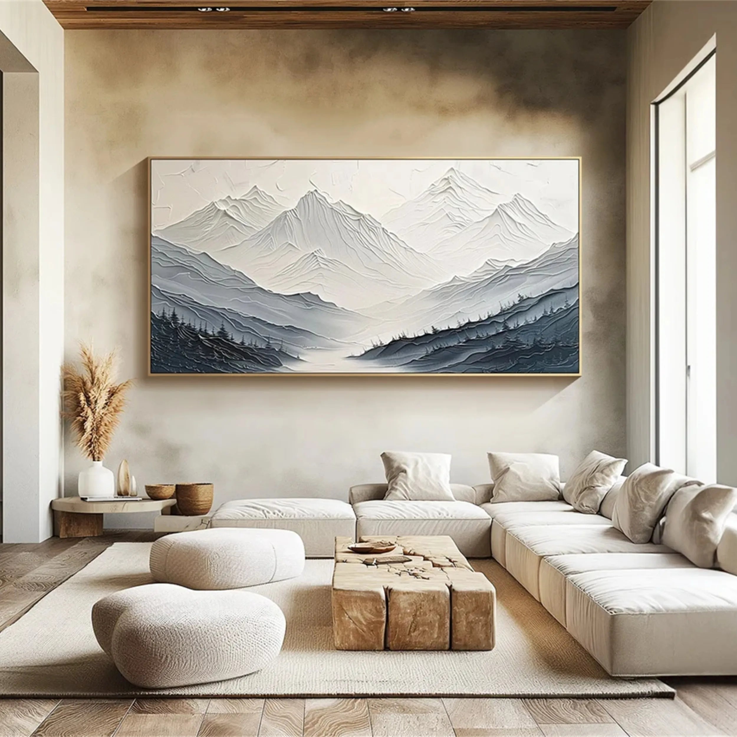 Plaster Art Minimalist Textured Painting #MM255