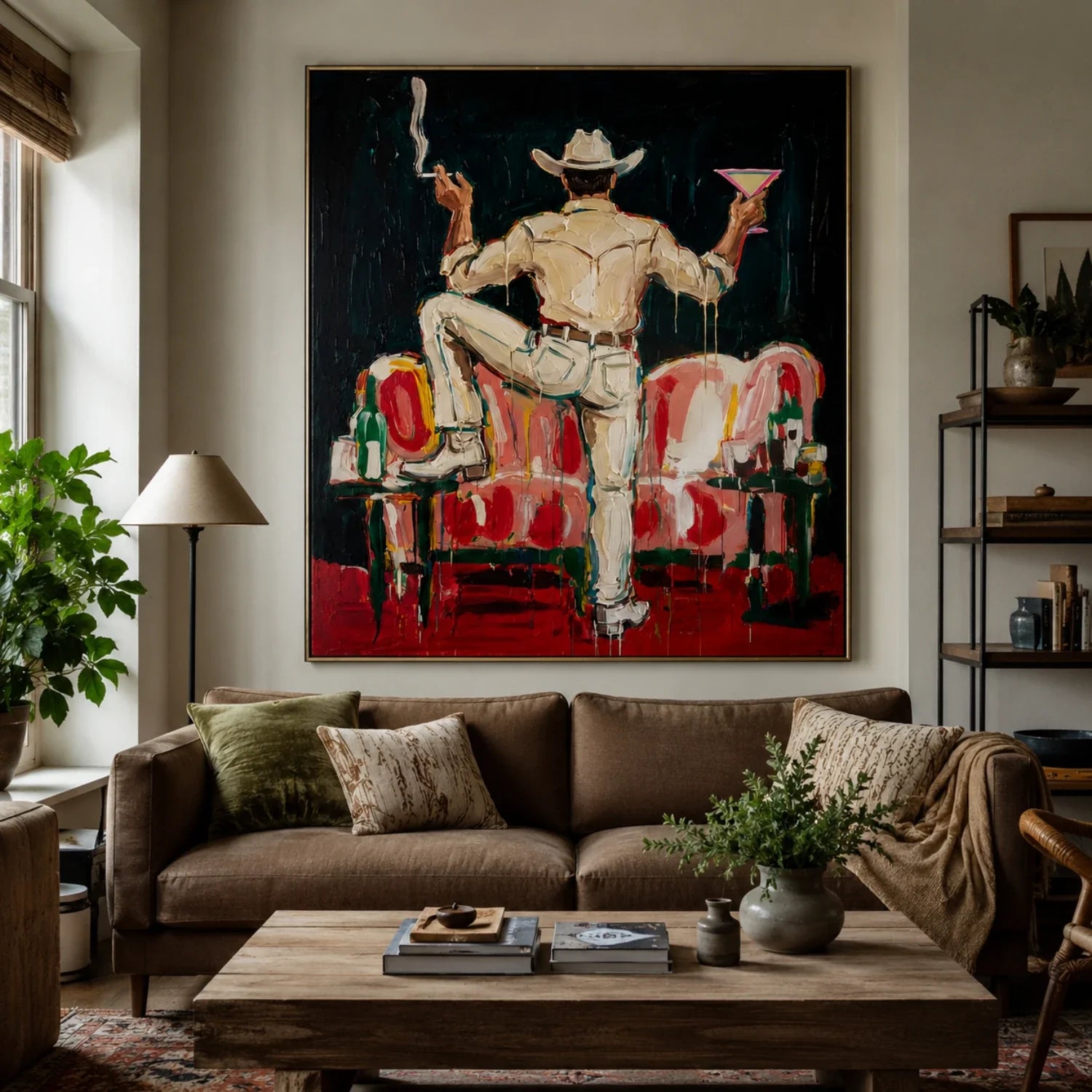 Textured Cowboy Toast Wall Art
