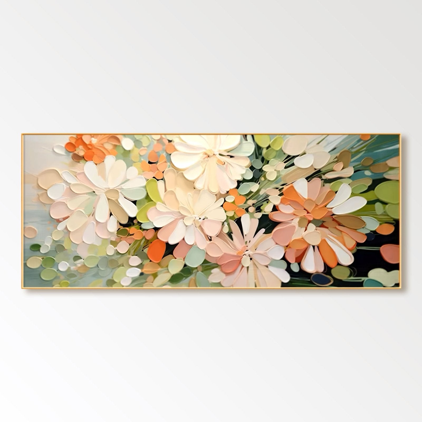 Abstract Painting "Blossoms of Reflection"