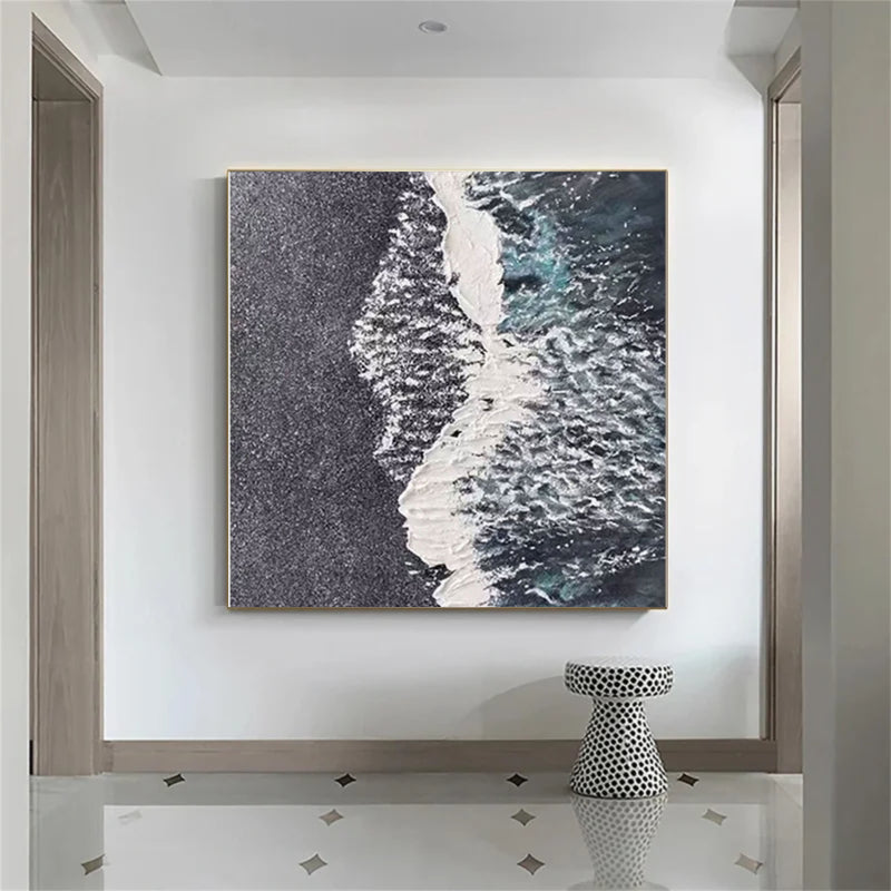 Abstract Painting "Midnight Tide"