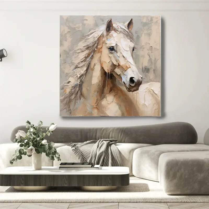 Abstract Animal Art Horse Texture Wall Art