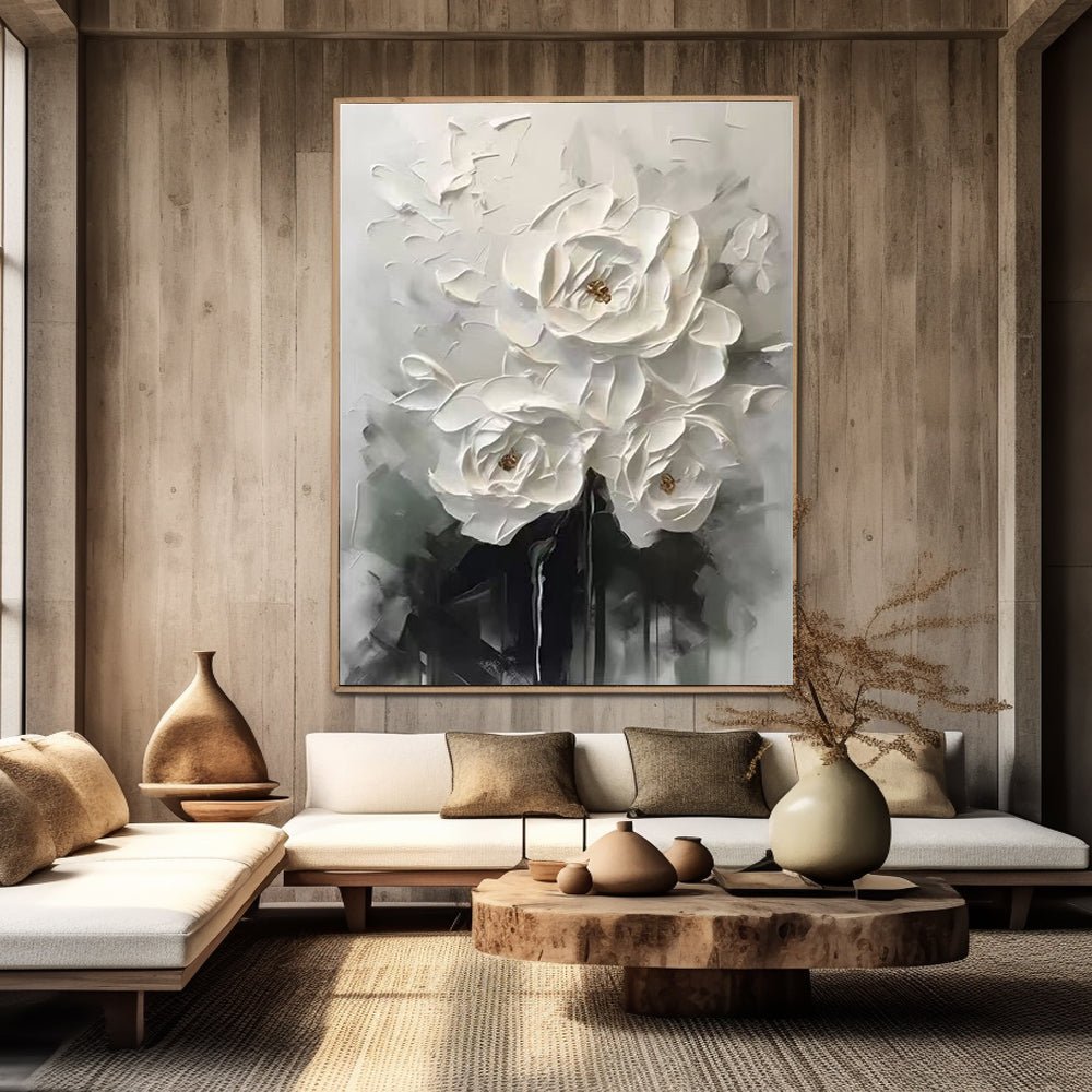 Plaster Painting "Éclat Solitair”