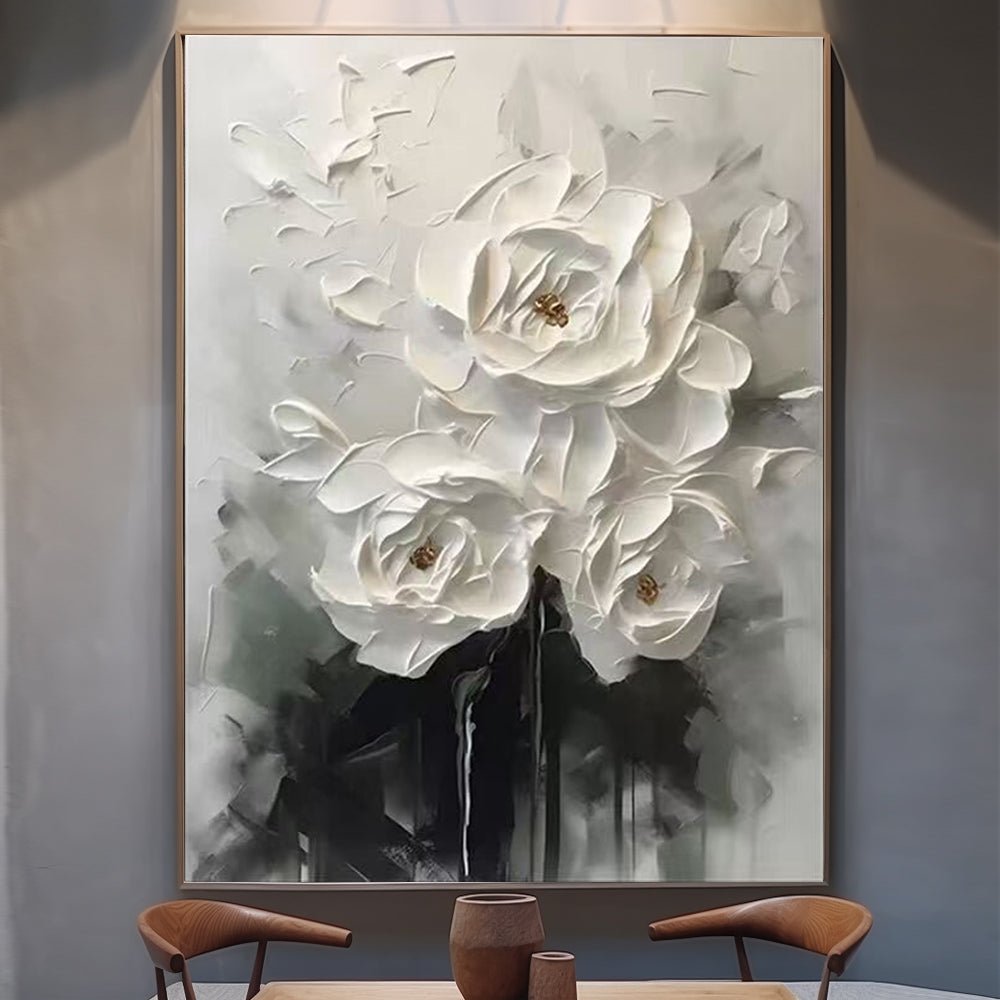 Plaster Painting "Éclat Solitair”