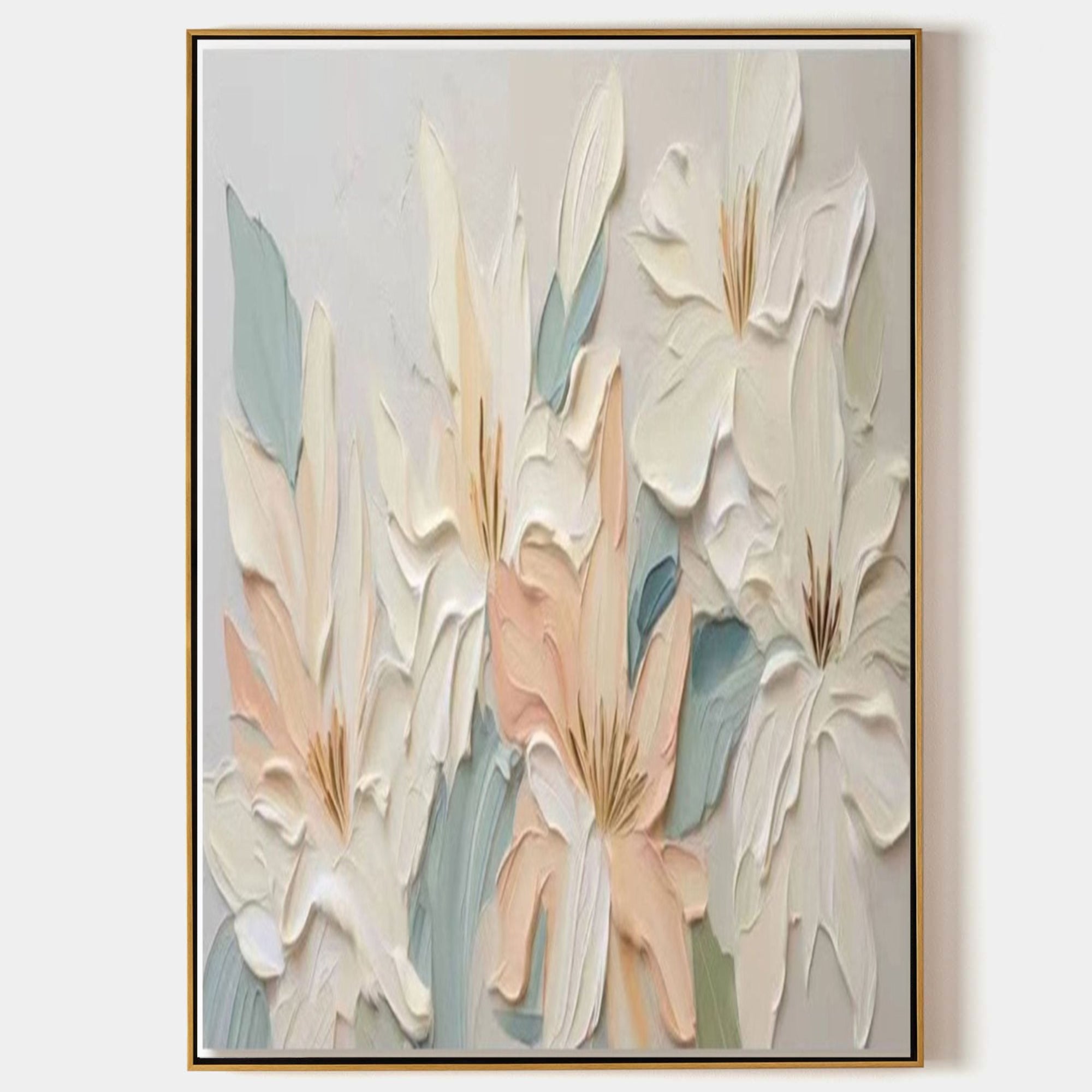 Plaster Painting  "Spring's Gentle Awakening"